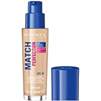 Rimmel London Match Perfection Foundation Base de Maquillaje Tono 100 Ivory - 30 ml